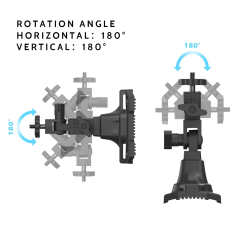 Camojojo Trail Cameras Mounting Bracket with 360° Rotating Adjustable Holder