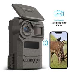 Camojojo Trail Camera with Live Feed and EnerG Solar Panel Deluxe Set