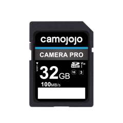 Camojojo 32GB Camera PRO Memory Card with Read Speed up to 100% MB/s
