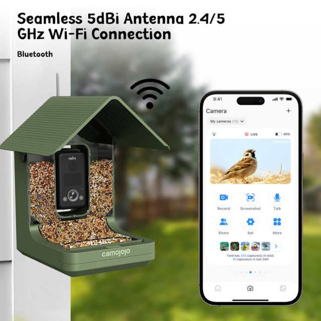 Elevate BirdWatching Experience with Camojojo HiBird Smart Bird Feeder