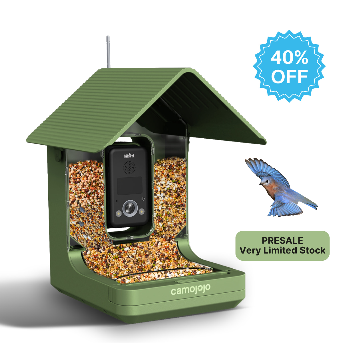 4K Smart Bird Feeder with Camera-AI-Powered Birding Experience