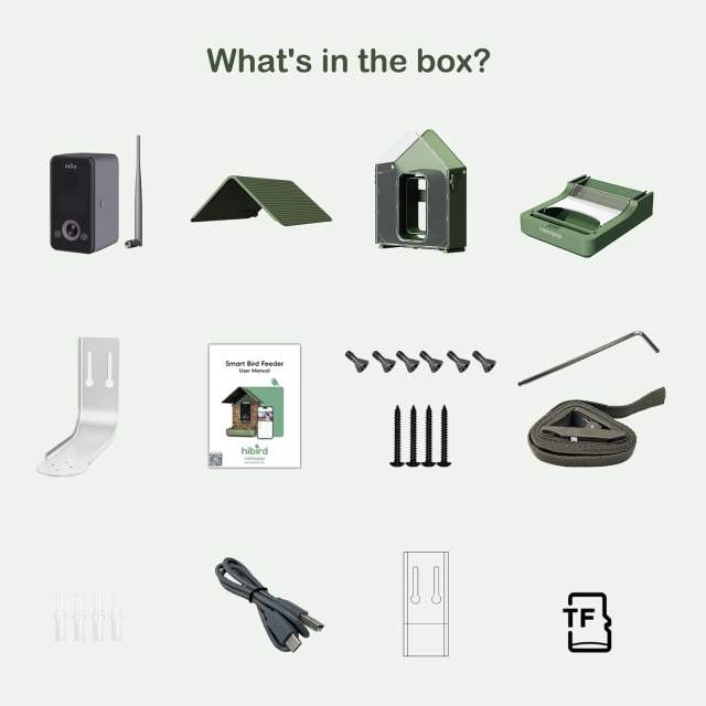 4K Smart Bird Feeder with Camera - AI-Powered Bird Identify