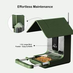 Automatic Birdwatching Camera: Smart Bird Feeder with Video Capture and Motion Detection - An Ideal Present for Avian Enthusiasts