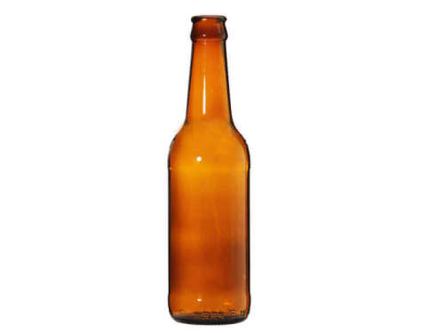 Glass Beer Bottle Amber 330 ml