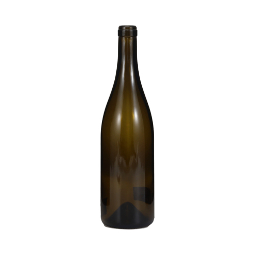 Glass Wine Bottle Antique Green 750ml 550g