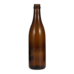 Glass Beer Bottle Amber 500ml 329g