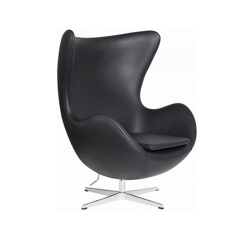 Egg chair (leather)by Arne Jacobsen