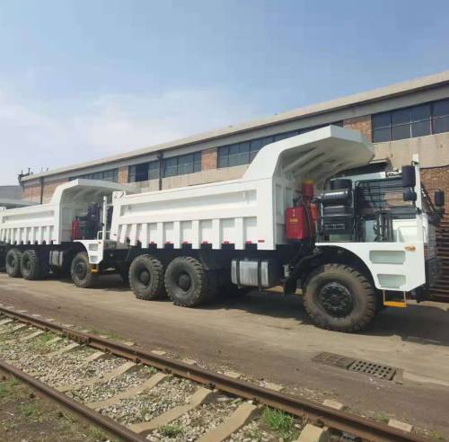 6X4 Mining Dump Truck, 90T load, Cummins 420hp engine