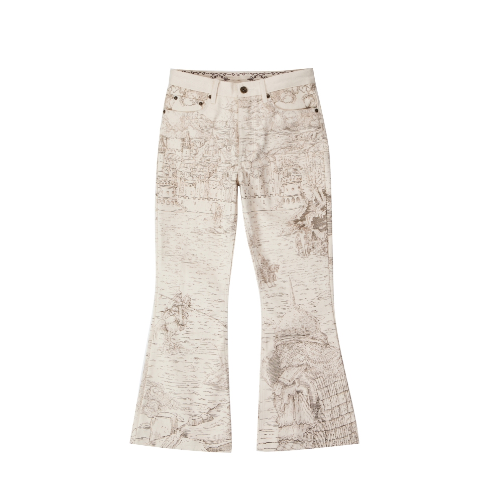 War Patterned Jeans