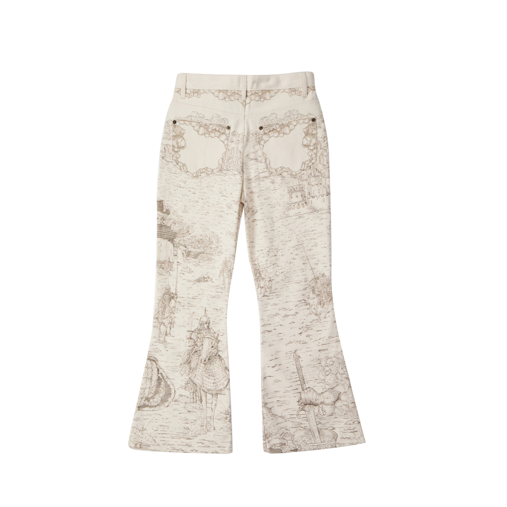 War Patterned Jeans