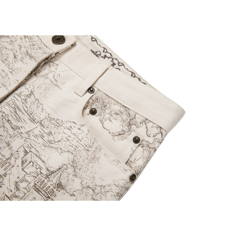 War Patterned Jeans