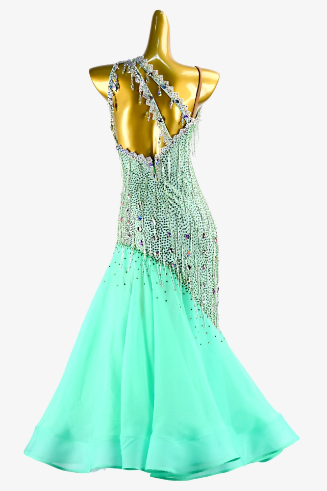 green emerald velvet dress Doreen Mint Long-Sleeve Wrap Mini Dress  Club L London