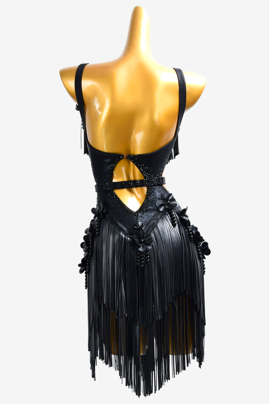 Custom Latin suit with black tassel strap