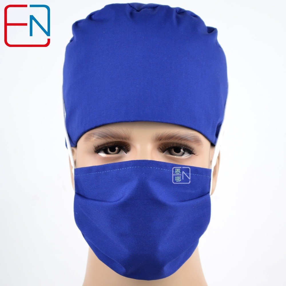 Hennar surgical caps doctors caps and nurses cap T/C  in Royal Blue medical caps