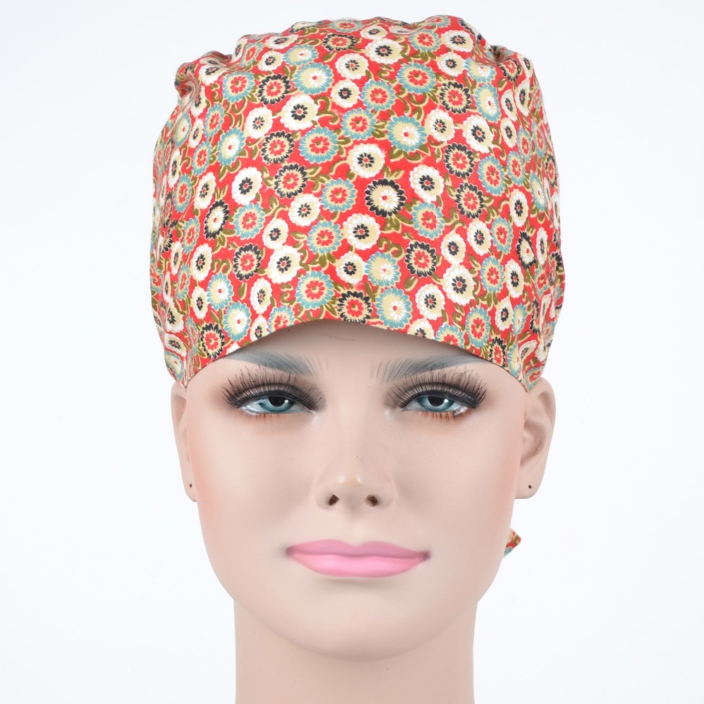 surgical scrub caps ,  100% cotton without sweatband