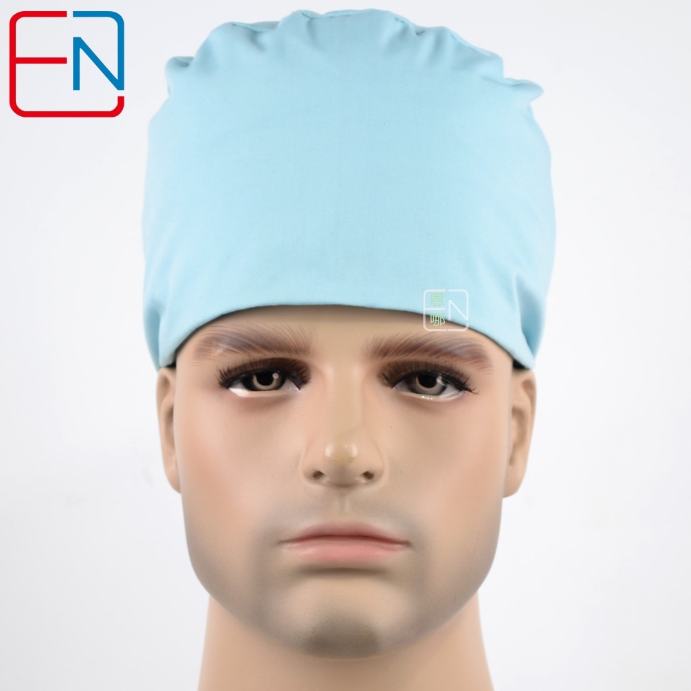 Hennar surgical caps doctors caps and nurses cap T/C  in Water green medical caps