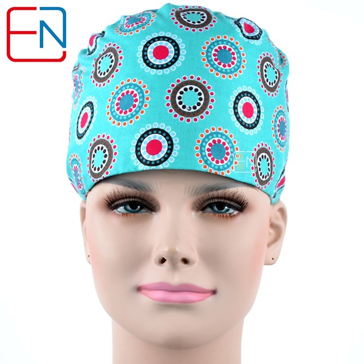 surgical scrub caps ,lab caps,skull caps   100% cotton one size medical scrub caps