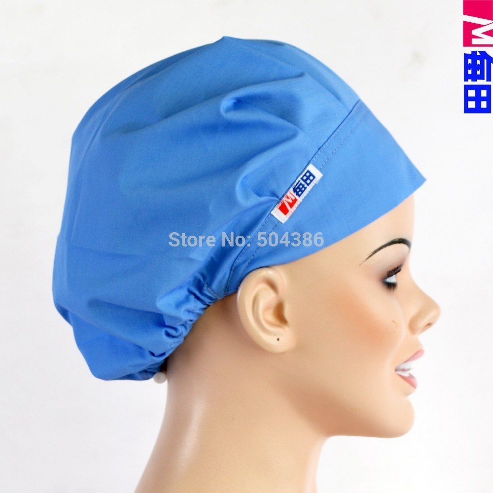 NEW  Surgical caps doctors and nurses cap and printed cotton cap long hair bouffant hat free shipping