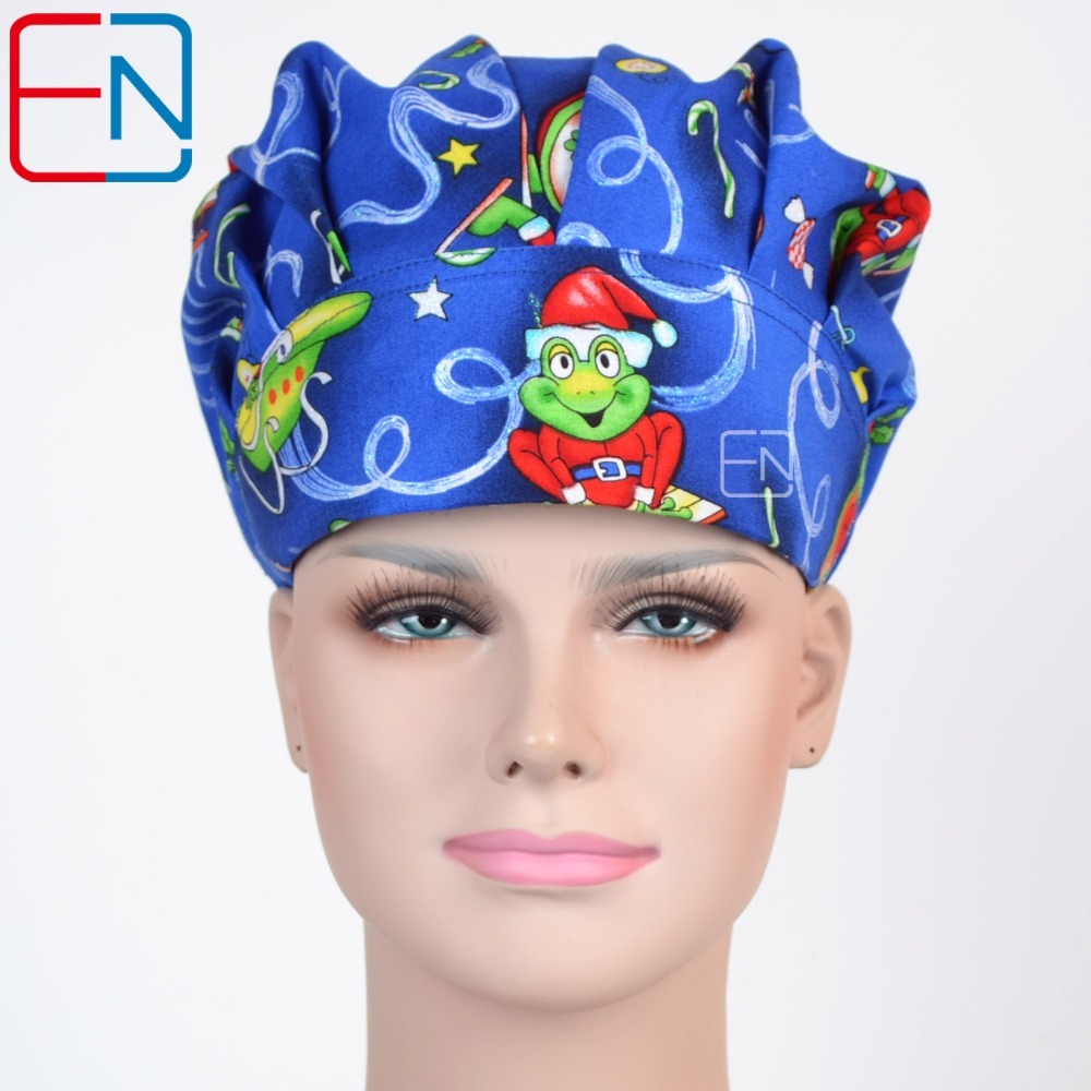 Women Bouffant Surgical Scrub Medical Chemo Hat/Cap Dan ya