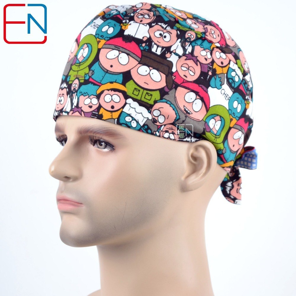 hennar man and women surgical caps in pink medical caps
