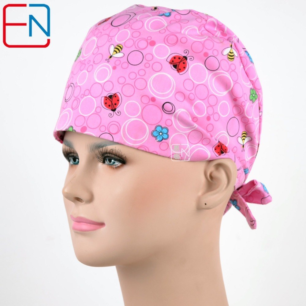 high quality medical scrub cap Bathing cap dragonfly 01