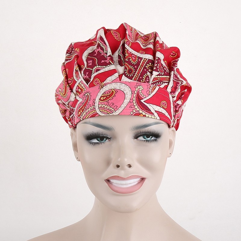 New Matin Women Bouffant Surgical Scrub Medical Chemo Hat/Cap bo luo mi