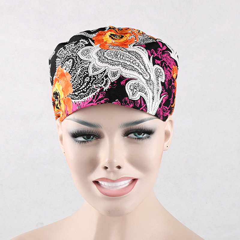 high quality surgical caps for long hair butterfly L size only