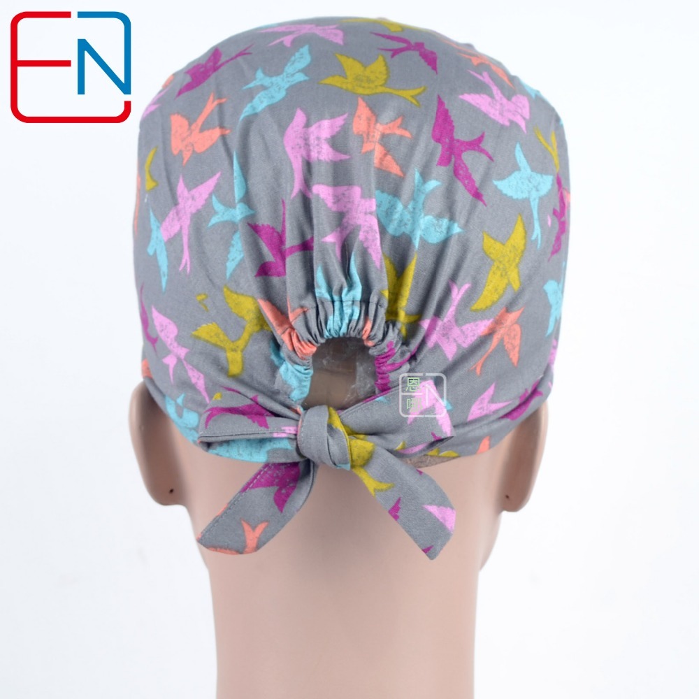 Hennar medical caps unisex surgical cap  doctors caps and nurses 100% cotton