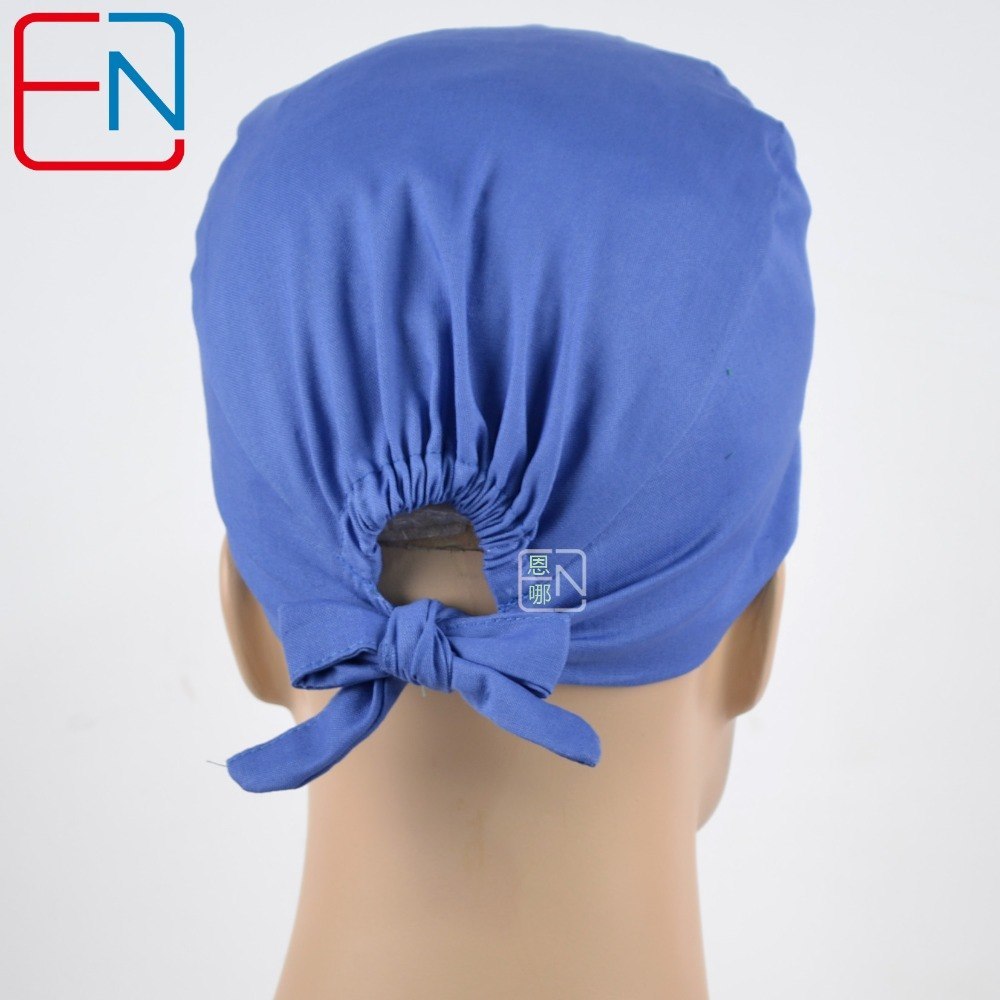 Hennar surgical caps doctors caps and nurses cap in light blue medical caps  100% cotton