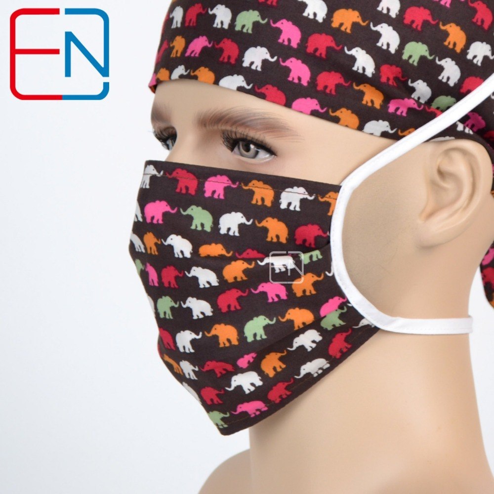 short hair men and women surgical caps medical cap with sweatband
