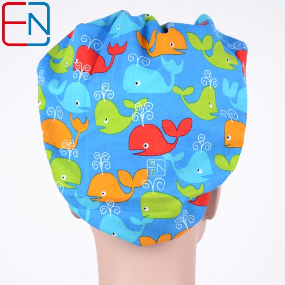 New Surgical caps doctors and nurses cap Bathing cap dragonfly 02