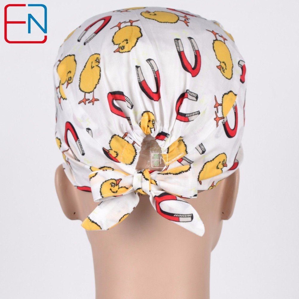 chicken UU ,women surgical caps in white thin material,medical caps