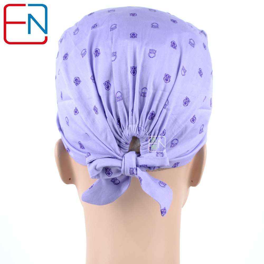 NEW Matin long hair surgical cap doctors and nurses 100% cotton  with sweatband