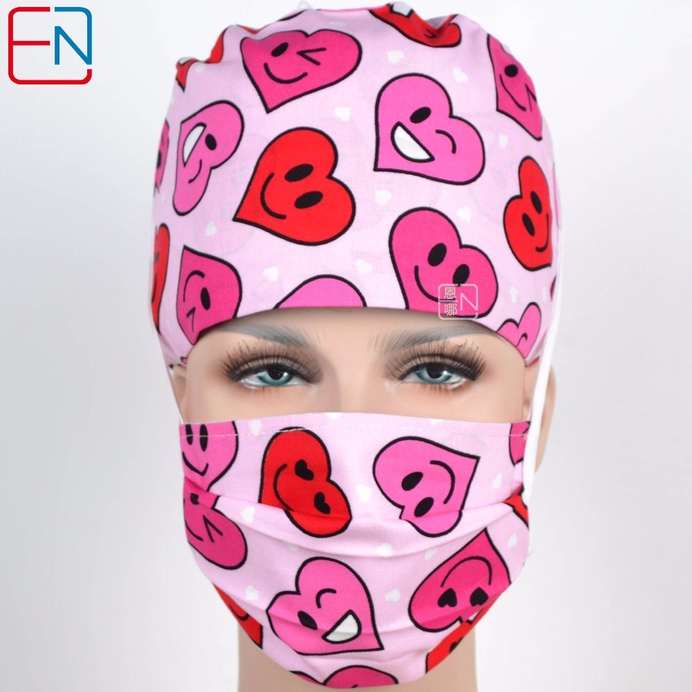 Hennar brand unisex surgical caps fenghong xiao lian