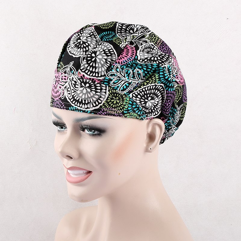 medical bouffant caps  skull caps lab caps doctor caps in black