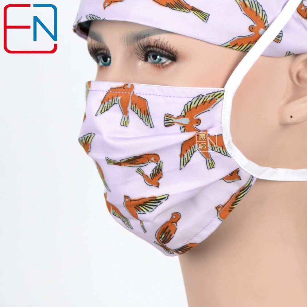 Pink eagle surgical caps men ,100% cotton