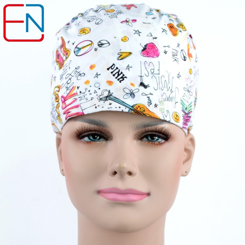 top quality  surgical caps  Summer Love 01 caps