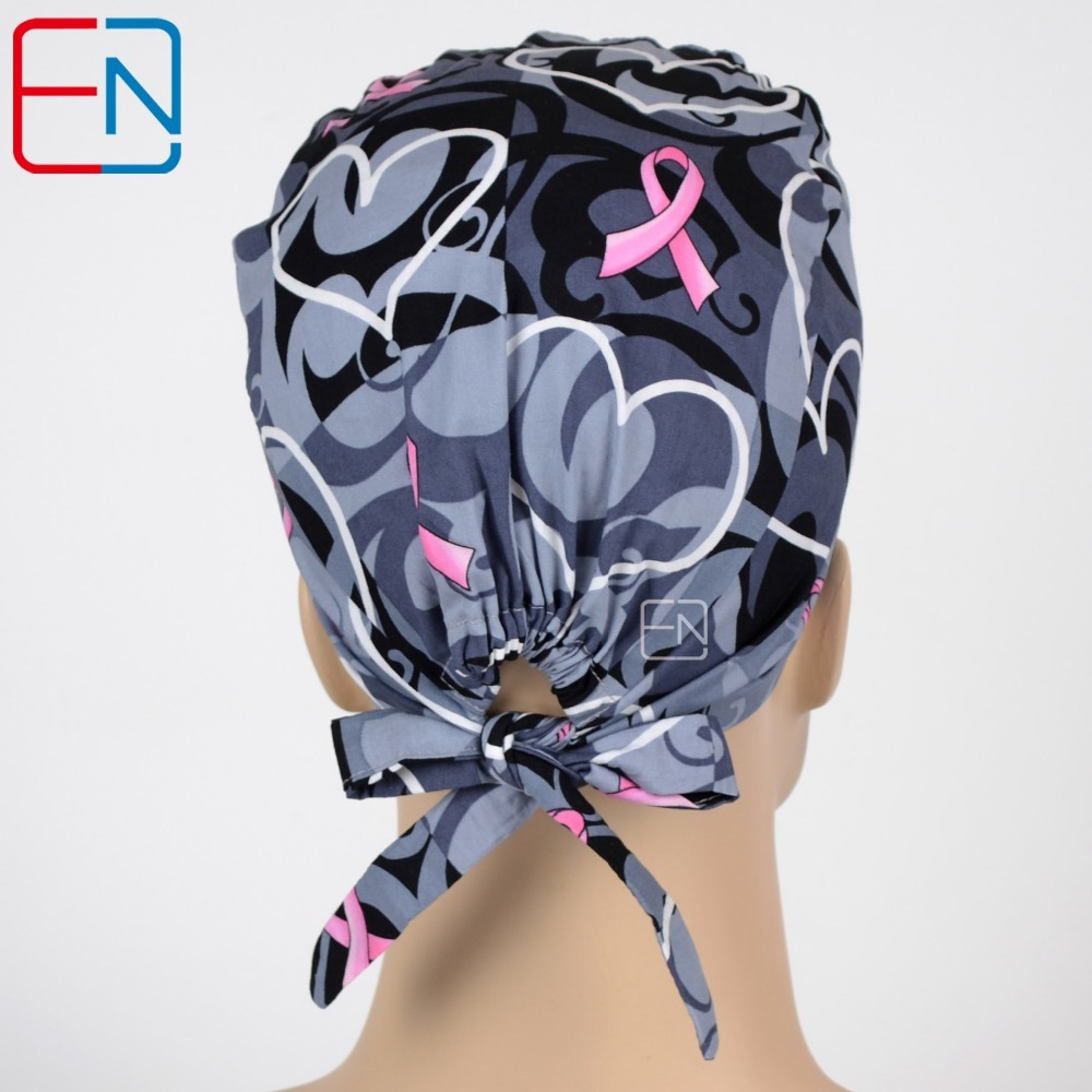 unisex Surgical caps for doctors and nurses 100% cotton Cap and short hair