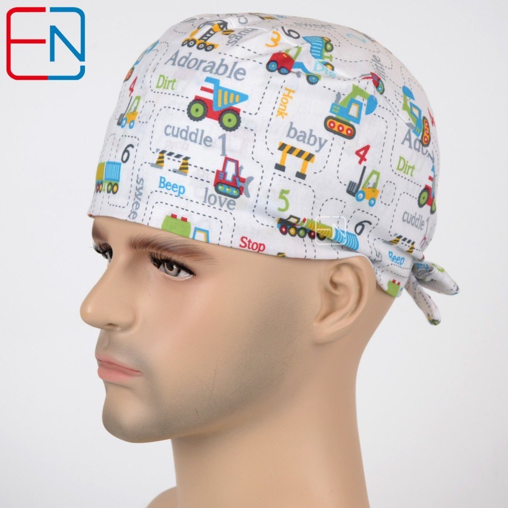 unisex medical scrub cap for SHORT HAIR MEN AND WOMEN