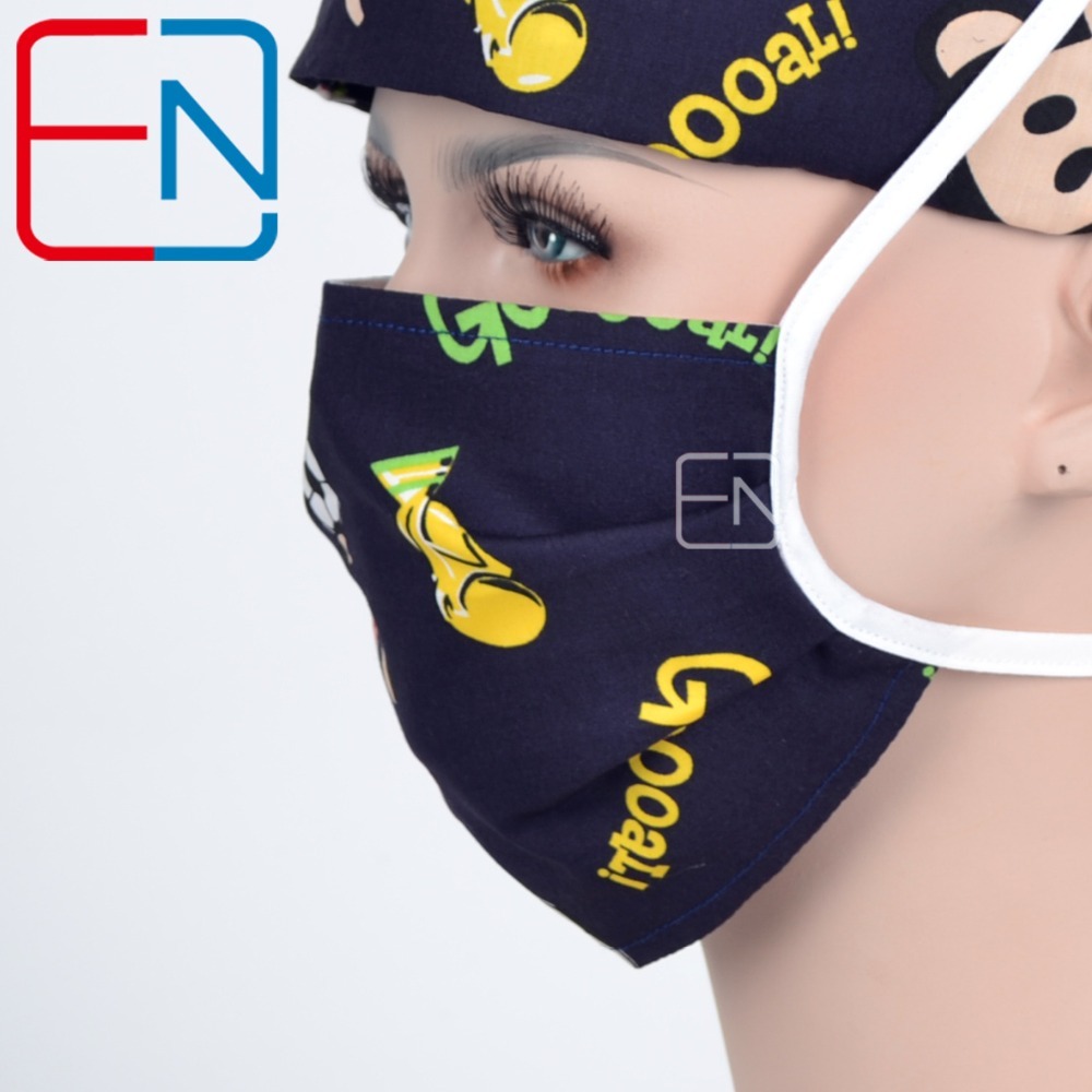 NEW 100% cottom women medical scrub caps with sweatbands