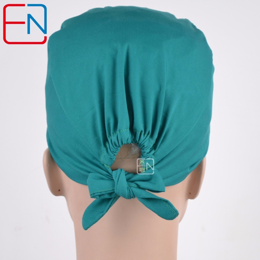 Hennar surgical caps in bright green T/C 3 sizes for choices