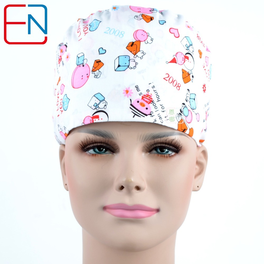 surgical scrub caps ,lab caps,skull caps   100% cotton one size medical caps