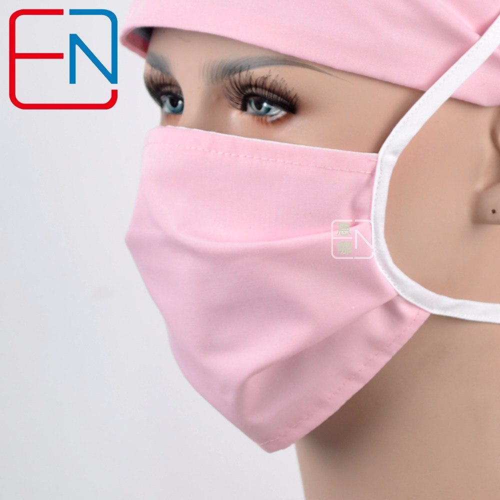 Hennar surgical caps for doctors and nurses caps,T/C scrub caps in pink