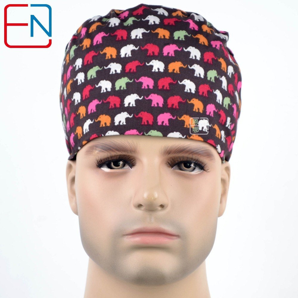 short hair men and women surgical caps medical cap with sweatband