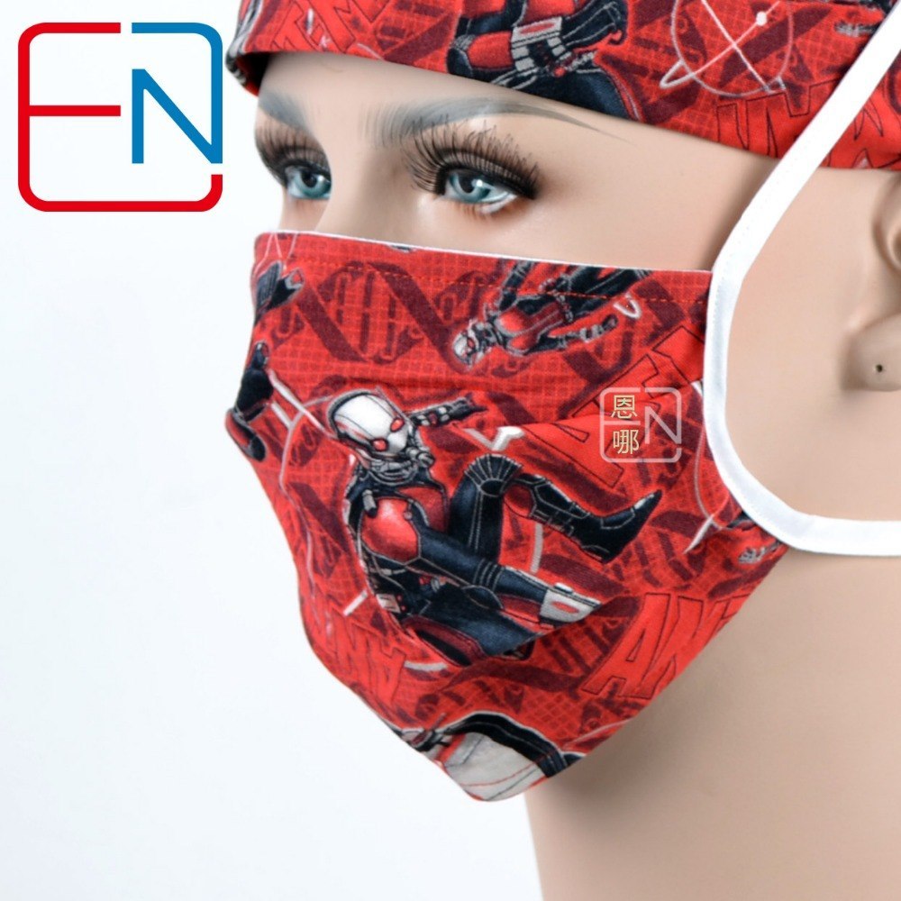 Hennar NEW unisex  surgical caps with sweatband doctors caps and nurses caps 100% cotton scrub caps