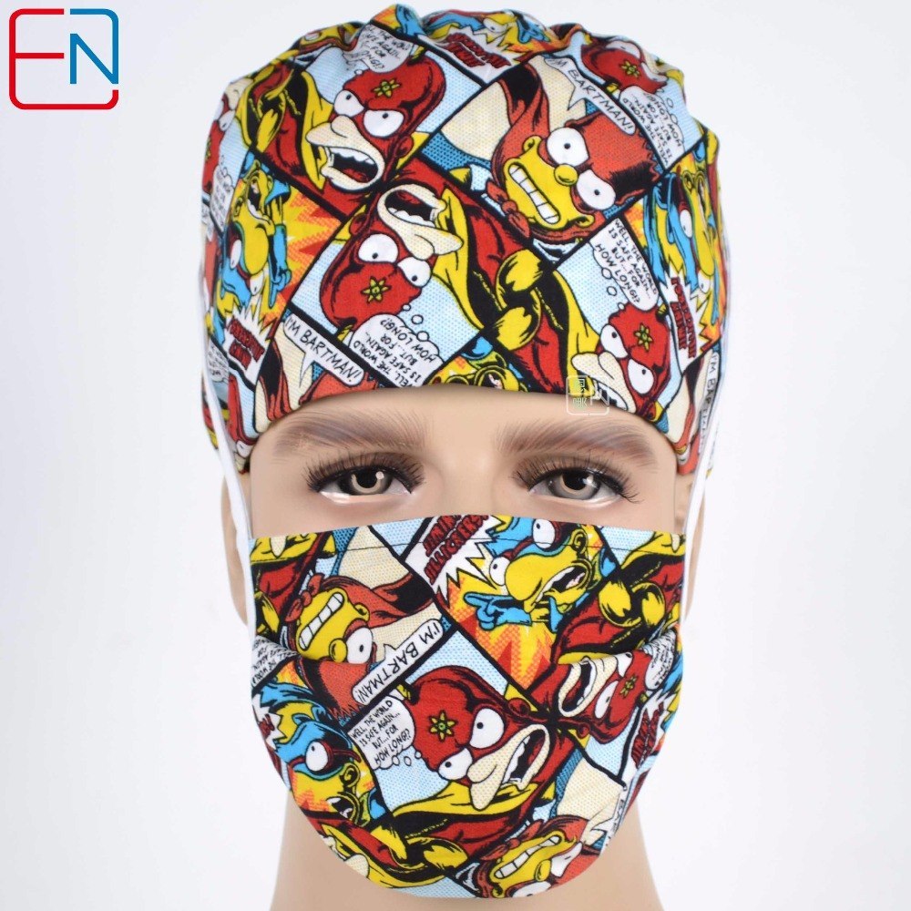Unisex Surgical caps with sweatband for short hair only