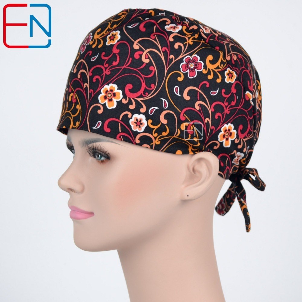 NEW Matin surgical caps for long hair doctor caps and nurses caps 100% cotton shu ke