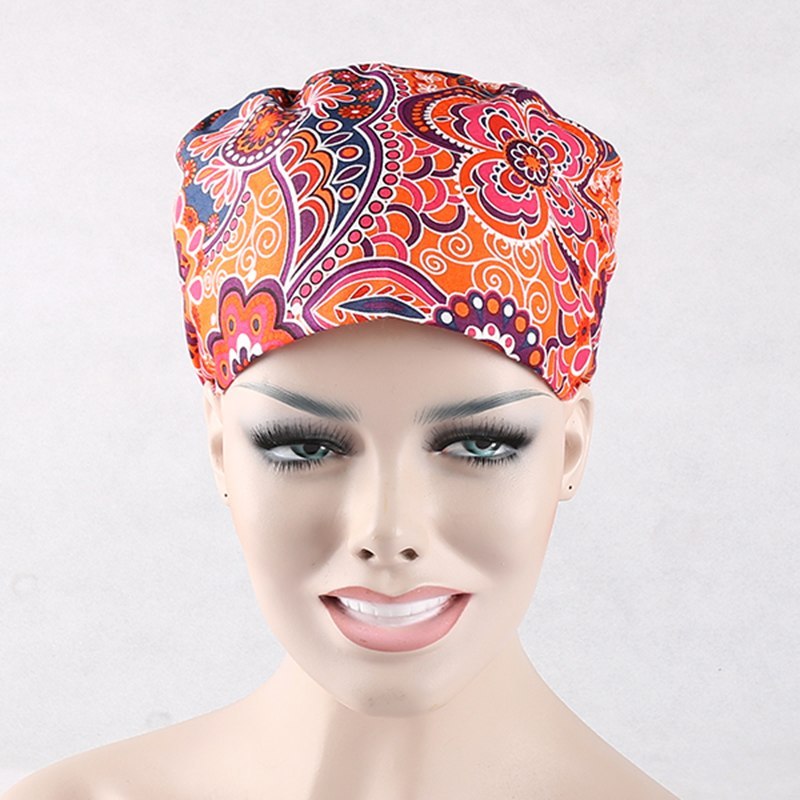 high quality surgical caps for long hair butterfly L size only