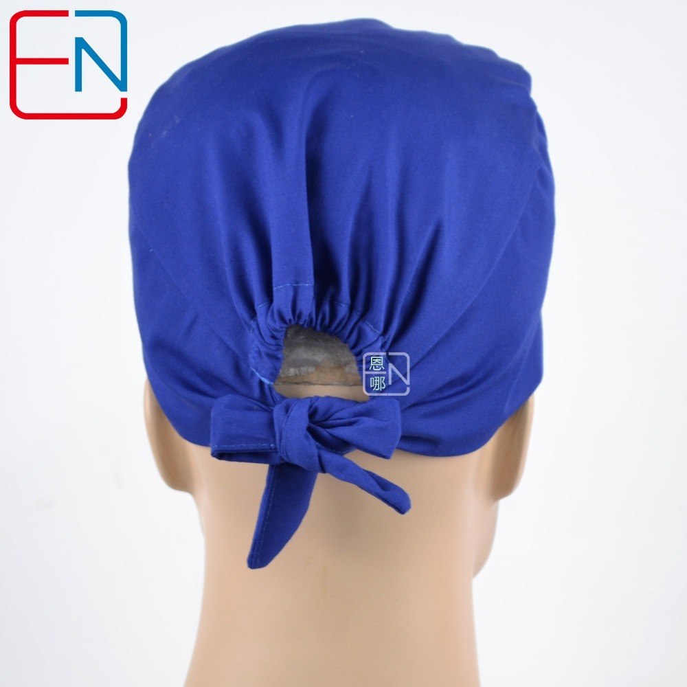 Hennar surgical caps doctors caps and nurses cap T/C  in Royal Blue medical caps