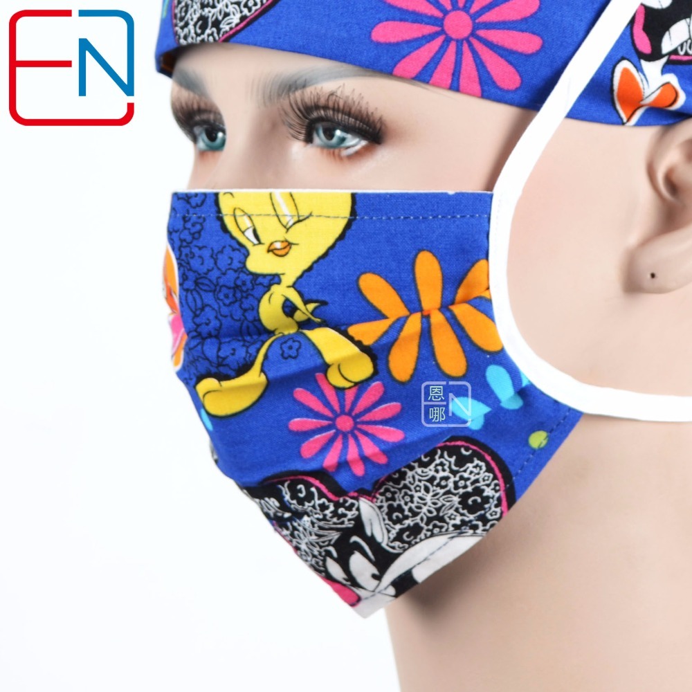 NEW Matin surgical caps for female  women medical caps scrub hats In black